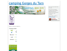 Tablet Screenshot of campingdesgorges.fr